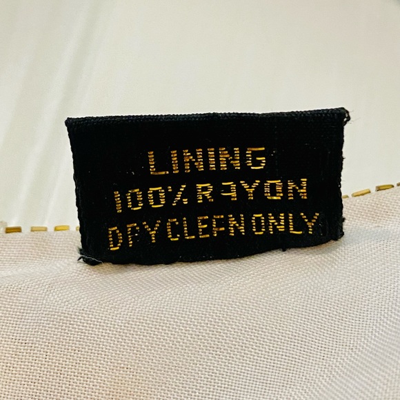 EUC Vintage Mark & John by Sam Pure Silk Cocktail Dress w/ Beaded Fringe - Picture 14 of 14